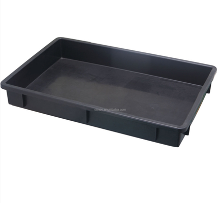 Bandeja de plástico reciclable 615x420x95mm Bandeja pp Antiestático ESD